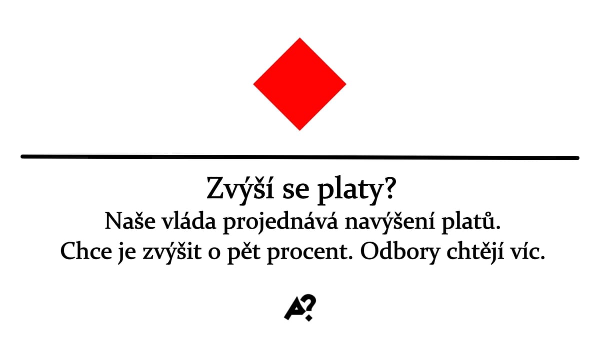 Zvýšení platů státních zaměstnanců? Vláda mluví o 5% navýšení