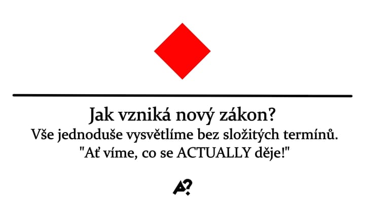 Víte, jak vzniká nový zákon? Co je k tomu potřeba a proč to někdy trvá tak dlouho?